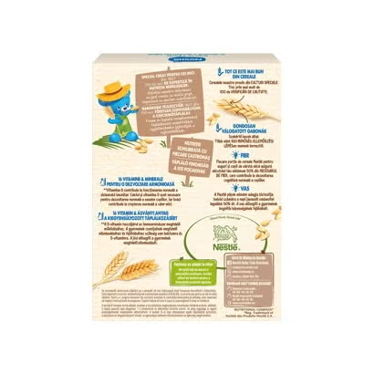 Nestlé Cereale Somn Usor - Grau si 5 fructe, cereale pentru bebelusi si copii de varsta mica, de la 8 luni, 250 g