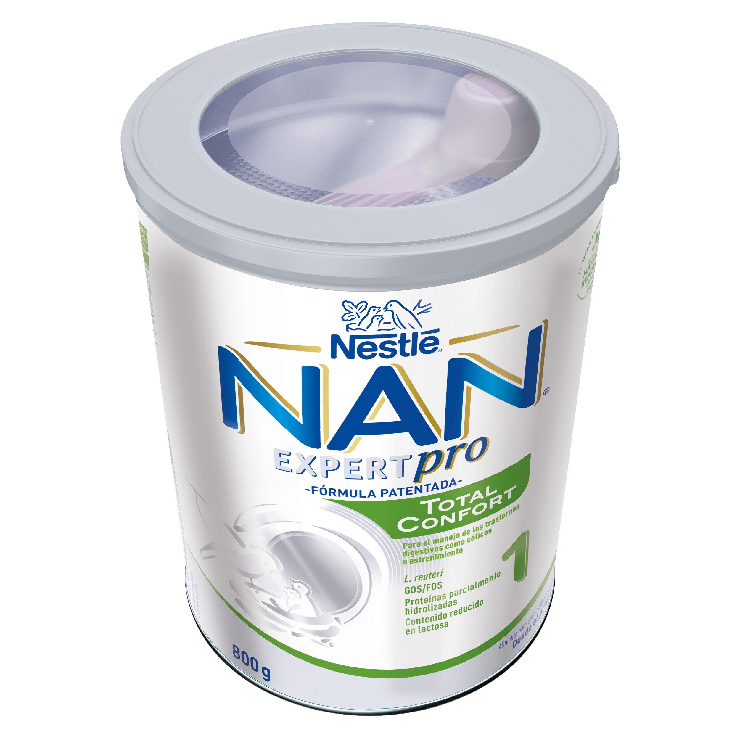 Formulă de lapte praf NESTLÉ NAN TOTAL CONFORT 1, de la naștere, 800g