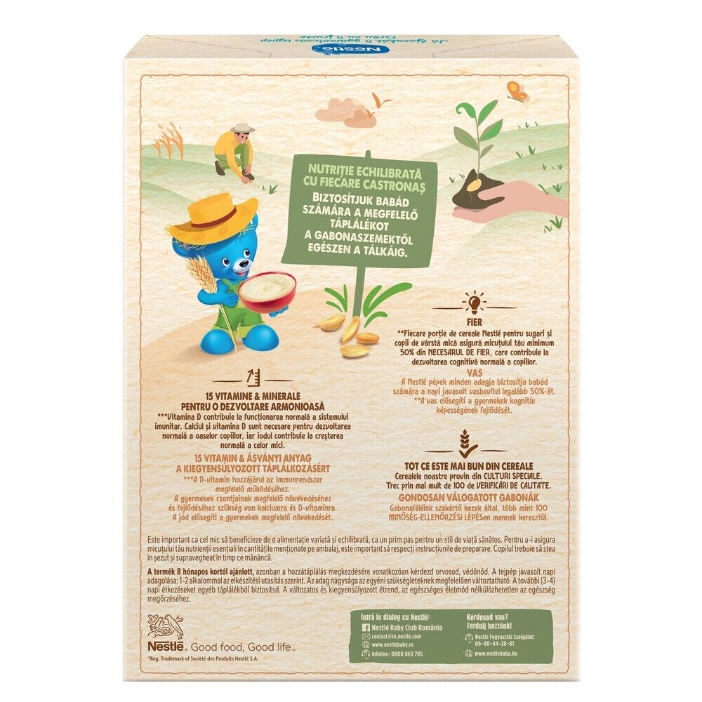 Nestlé Yogolino Gustare cu lapte si biscuiti, pentru bebelusi si copii de varsta mica, de la 6 luni