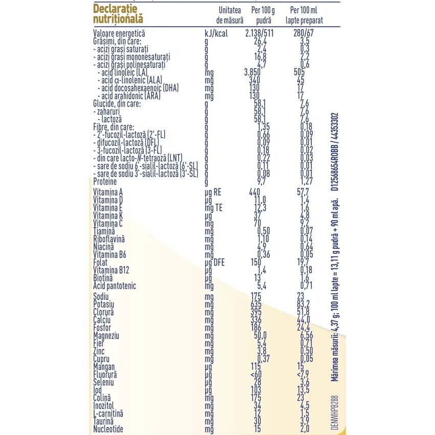 Formula de lapte pentru bebelusi, NESTLÉ , NAN SUPREMEpro 1 de la nastere, 800g