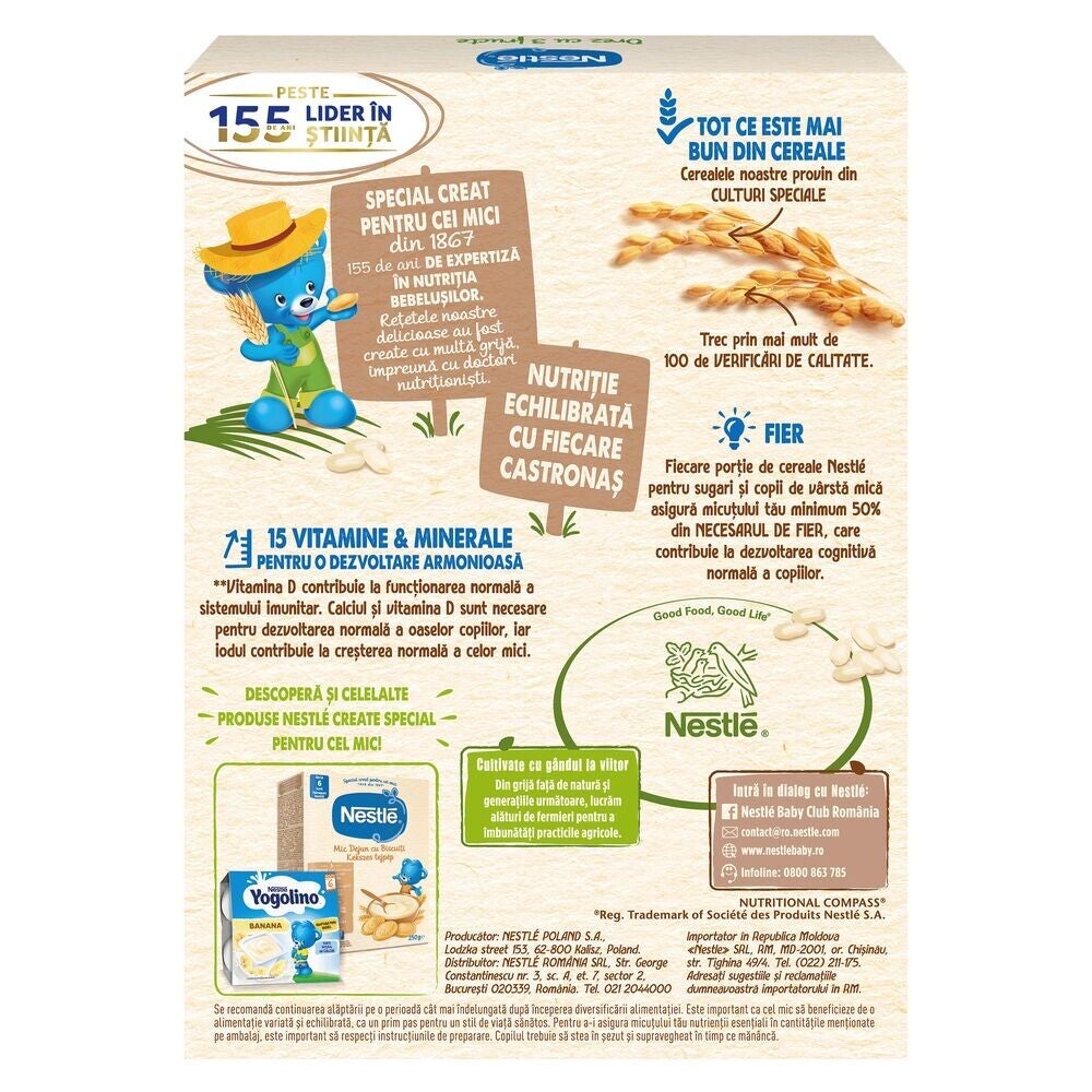 Cereale Nestlé® Orez cu 3 fructe