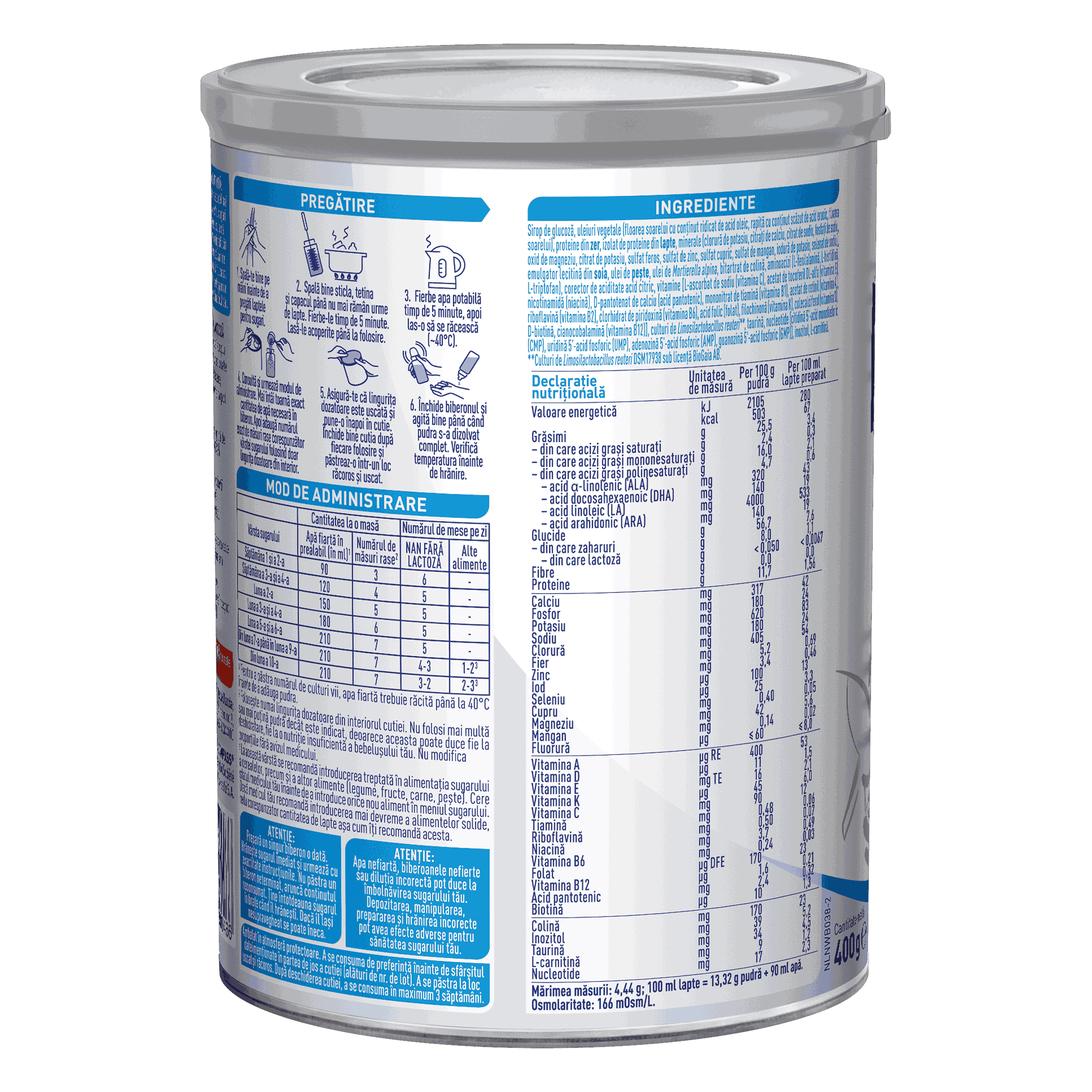 NESTLÉ NAN FĂRĂ LACTOZĂ