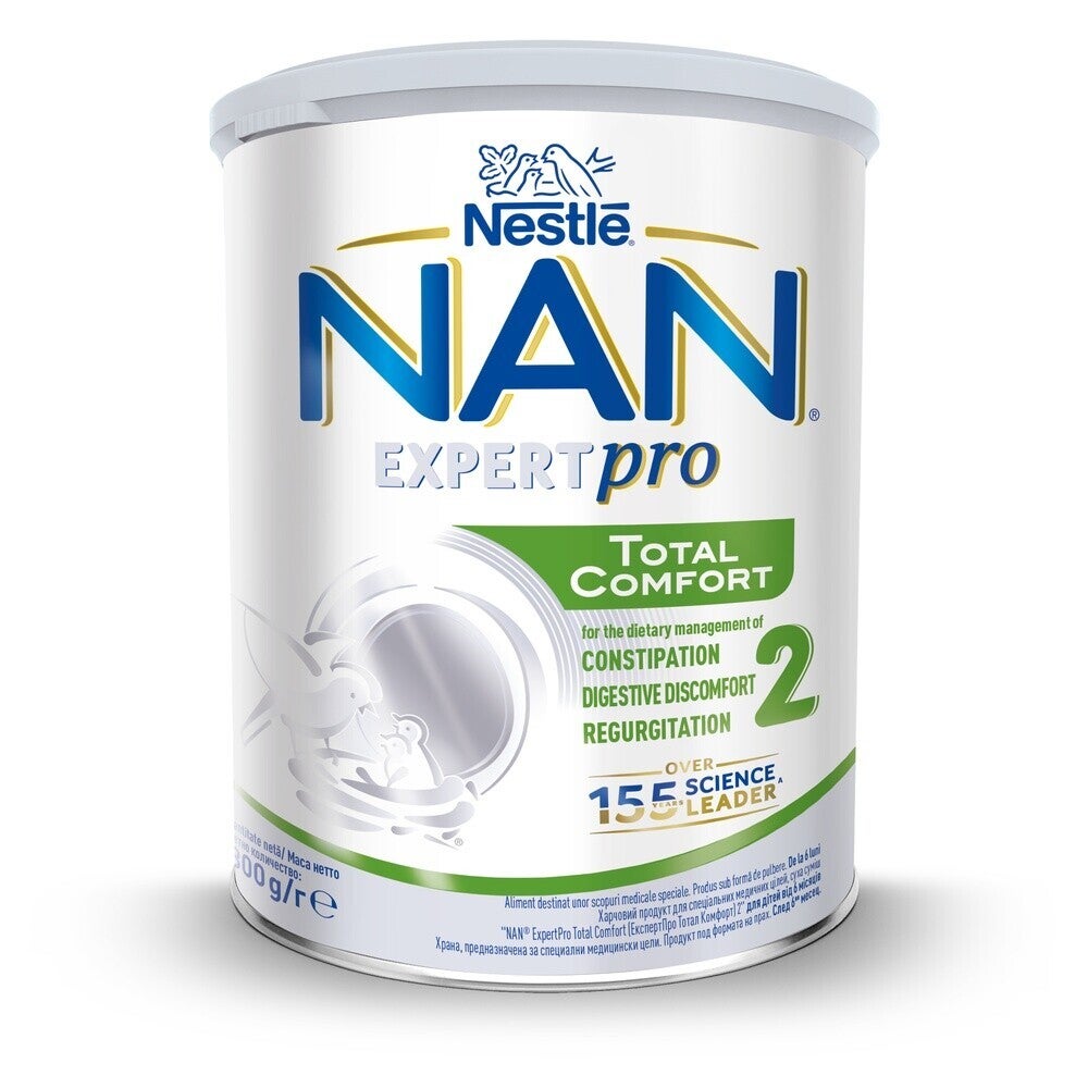Formulă de lapte praf NESTLÉ NAN TOTAL COMFORT 2, de la 6 luni, 800g