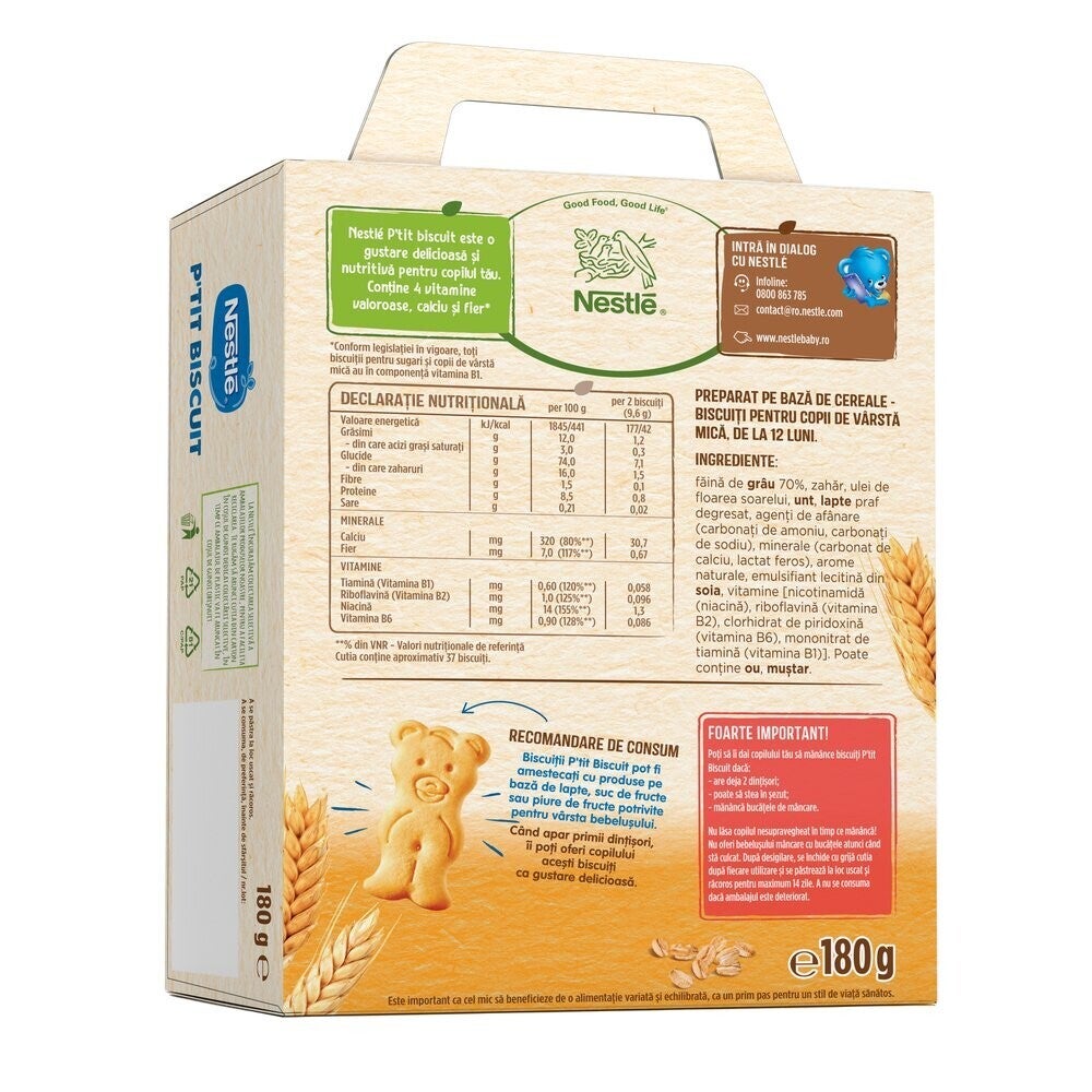Nestlé P'tit Biscuit de la 12 luni
