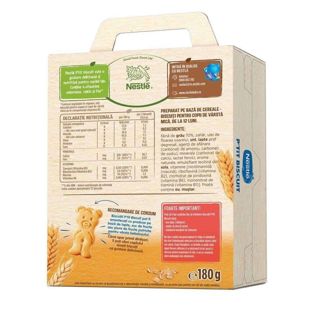 Nestlé P'tit Biscuit de la 12 luni