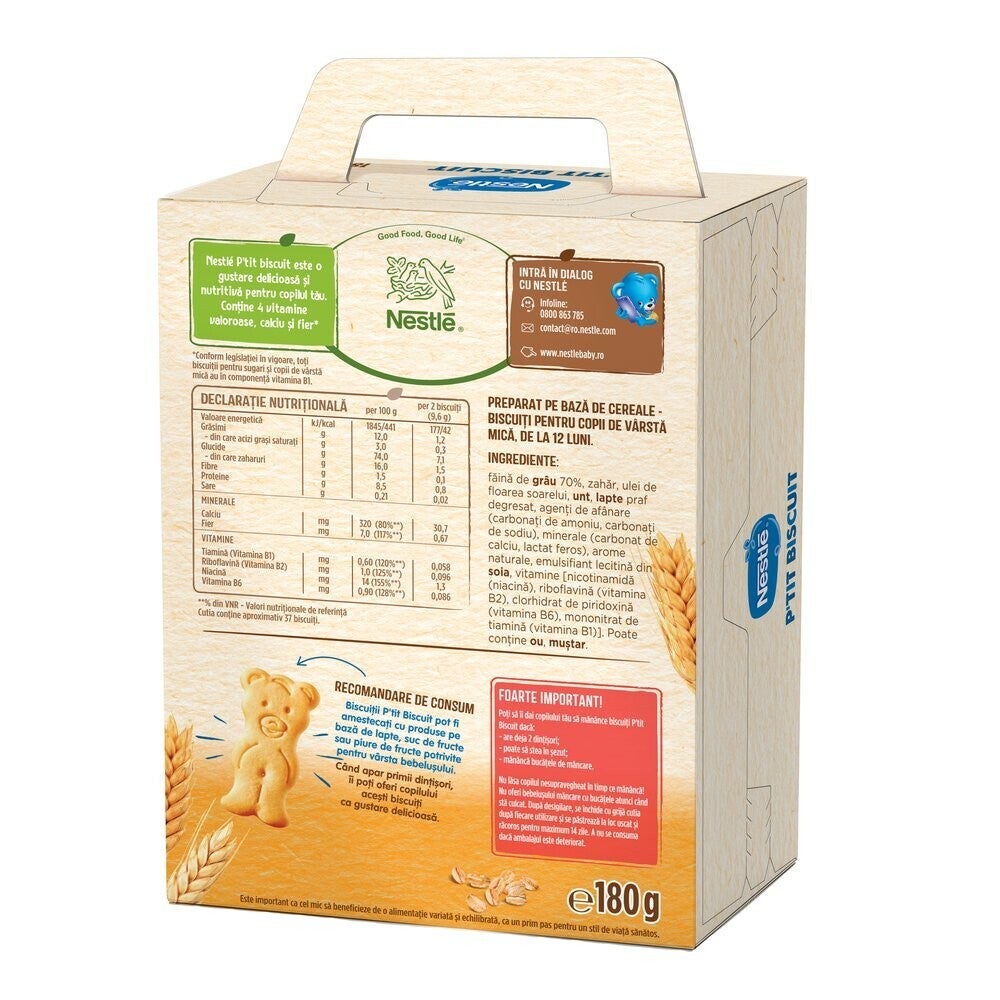 Nestlé P'tit Biscuit de la 12 luni