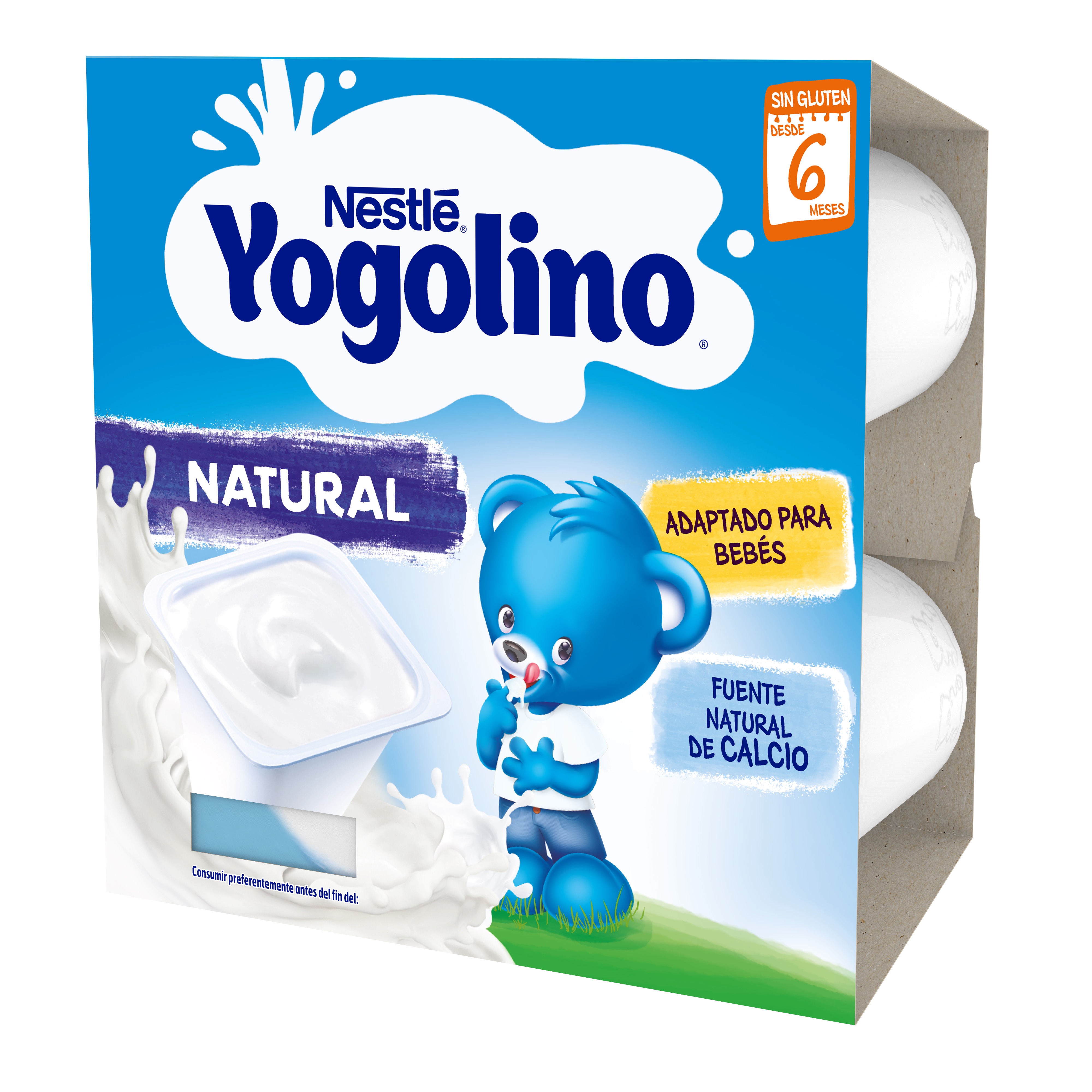 nestle gustare cu lapte yogolino simplu