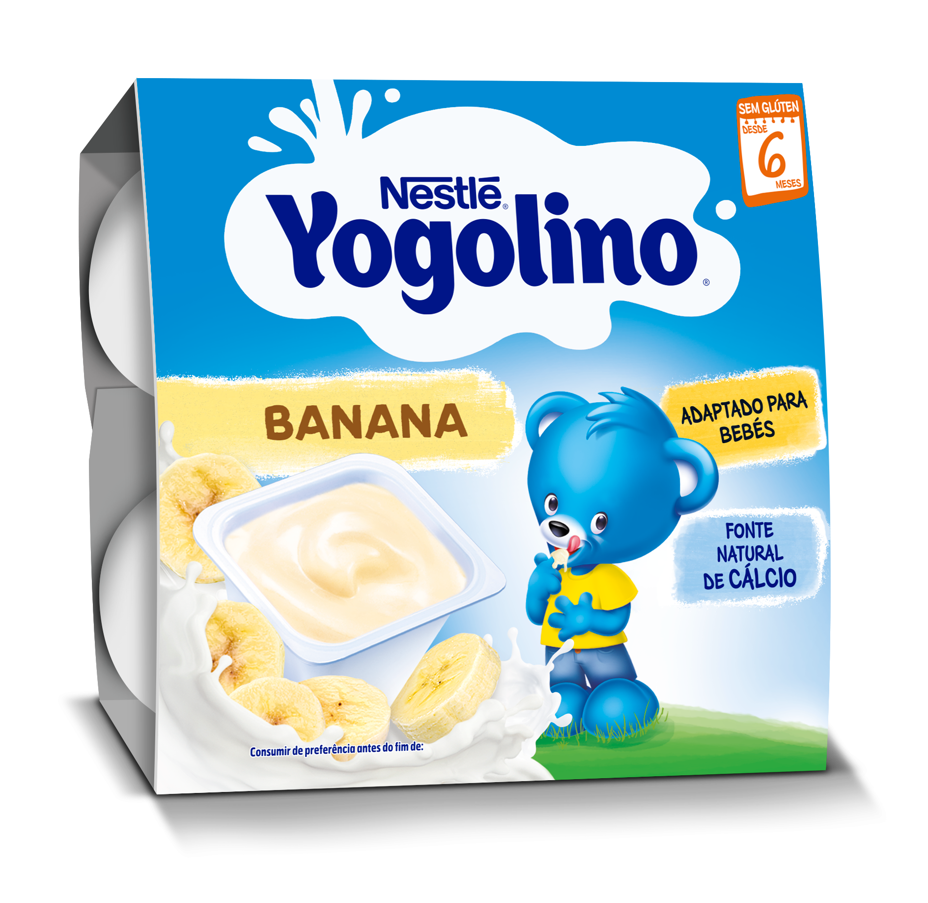 nestle gustare cu lapte yogolino banane