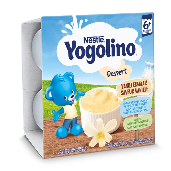 nestle gustare cu lapte yogolino cu vanilie