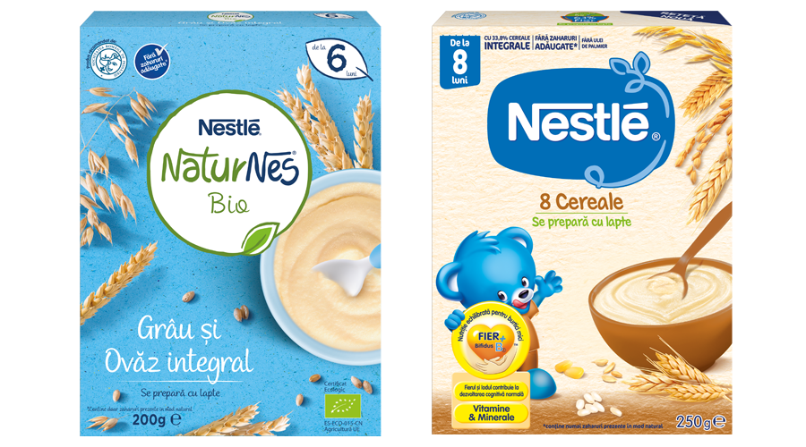 cereale nestle pentru bebelusi din culturi special selectionate