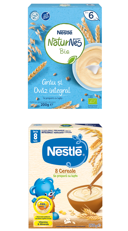 cereale nestle pentru bebelusi din culturi special selectionate
