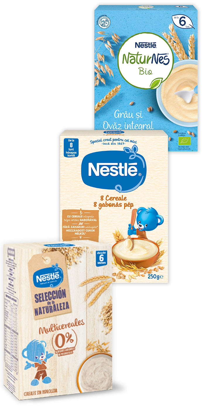 cereale nestle pentru bebelusi din culturi special selectionate