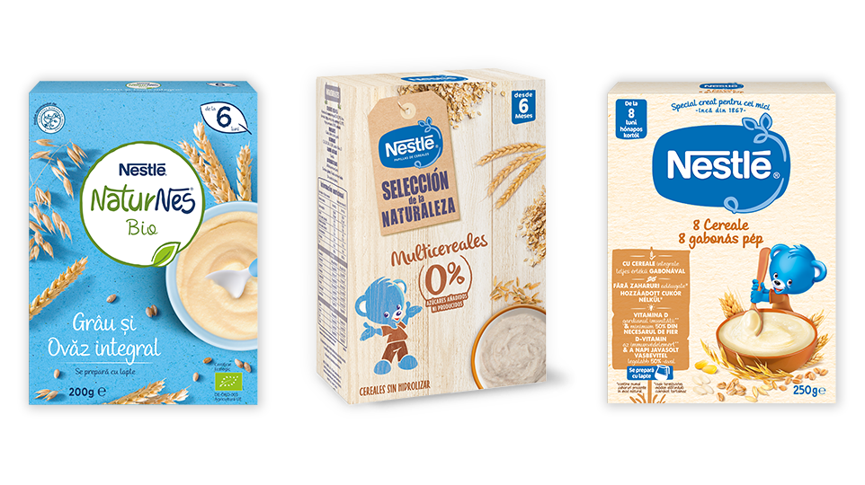cereale nestle pentru bebelusi din culturi special selectionate