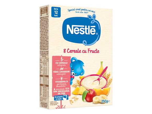 Cereale Nestlé 8 Cereale cu Fructe