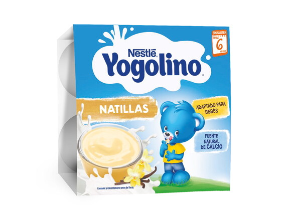 Gustare cu lapte Nestlé Yogolino cu gust de Vanilie