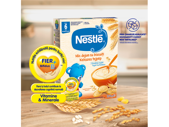 cereale nestle baby mic dejun cu biscuiti