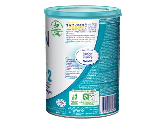formula de lapte de la 6 luni - ambalaj reciclabil