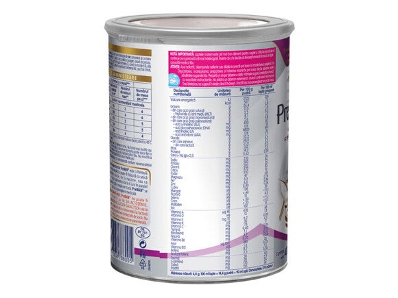 formula de lapte pentru regimul dietetic al sugarilor cu greutate mica la nastere