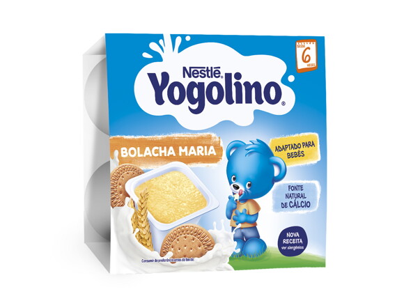 Gustare Nestlé Yogolino Gris cu lapte si biscuiti
