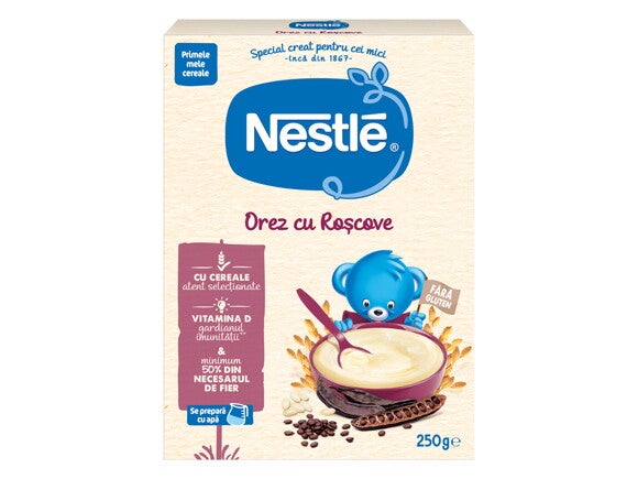 cereale nestle baby orez cu roscove ambalaj nou