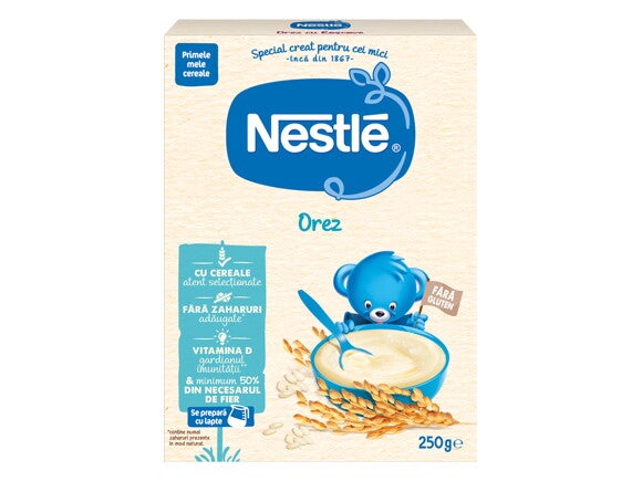 cereale nestle baby cu orez ambalaj nou