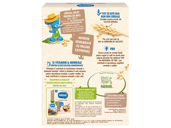Cereale Nestlé® 8 cereale cu Stracciatella