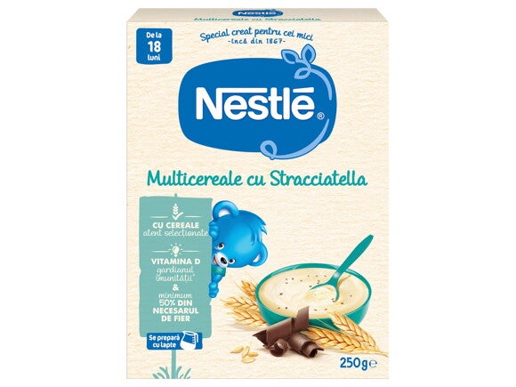 Cereale Nestlé® 8 cereale cu Stracciatella