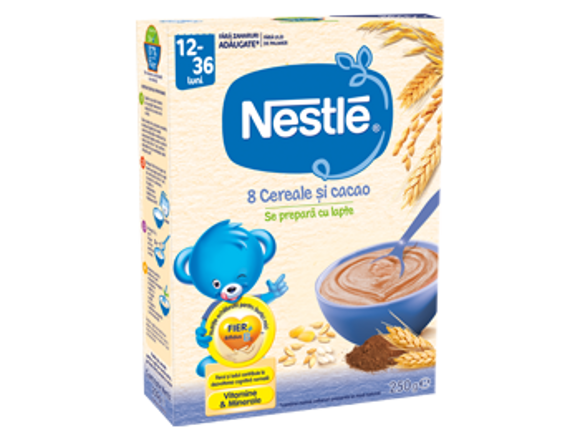 nestle 8 cereale si cacao