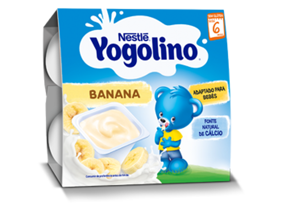 gustare cu lapte nestle yogolino banane