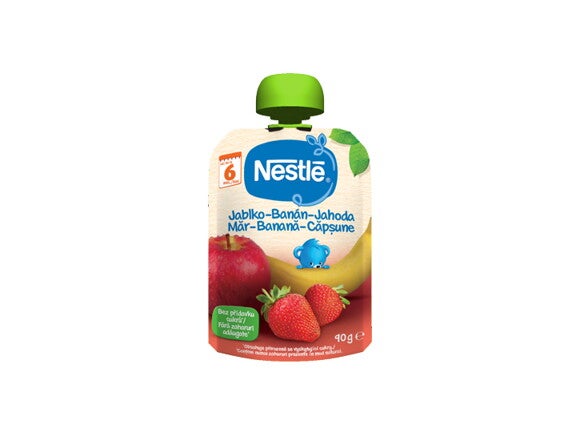 Piure bebelusi Nestlé Mar, Banana si Capsune Piure bebelusi Nestlé Mar, Banana si Capsune