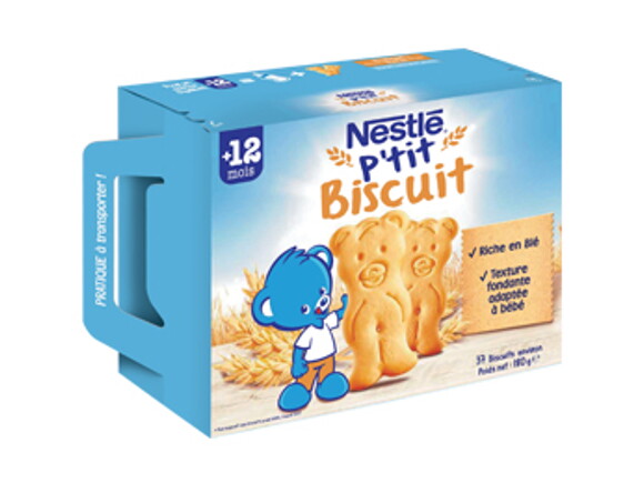 Biscuiti Nestlé® P'tit Biscuit, 180g, de la 12 luni