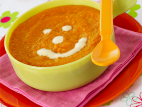 Crema de legume + galbenus de ou pasat