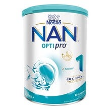 Nestlé NAN OPTIPRO 1 HMO, formula de lapte pentru bebelusi de la nastere, lapte de inceput 400g