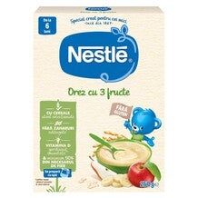 Cereale Nestlé® Orez cu 3 fructe
