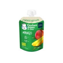 GERBER BIO Mango, piure bebelusi, pentru inceperea diversificarii, de la 6 luni, 80g