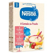 nestle 8 cereale cu fructe ambalaj nou