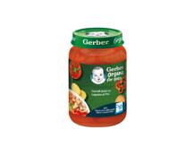 GERBER BIO Cartofi dulci cu Legume si Pui, piure bebelusi, de la 10 luni, 190g GERBER BIO Cartofi dulci cu Legume si Pui, piure bebelusi, de la 10 luni, 190g