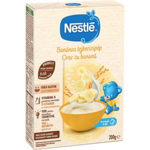 Preparat pe bază de orez, cu lapte și banană, de la 6 luni​