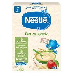 Cereale Nestlé® Orez cu 3 fructe