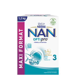 Nestlé NAN OPTIPRO 3 HMO, de la 1 an, produs pe baza de lapte pentru copii de varsta mica, 800g Nestlé NAN OPTIPRO 3 HMO, de la 1 an, produs pe baza de lapte pentru copii de varsta mica, 800g