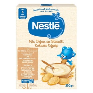 Nestlé Yogolino Gustare cu lapte si biscuiti, pentru bebelusi si copii de varsta mica, de la 6 luni
