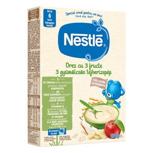 Cereale Nestlé® Orez cu 3 fructe