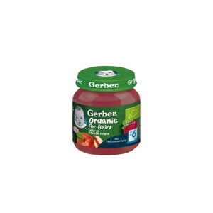 GERBER BIO Mar si Sfecla rosie, piure bebelusi, de la 6 luni, 125g