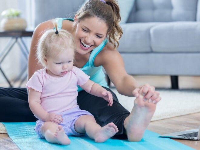 Sport mama si bebe