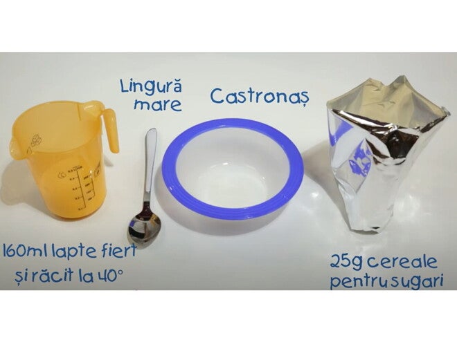 Prepararea cerealelor cu lapte Prepararea cerealelor cu lapte