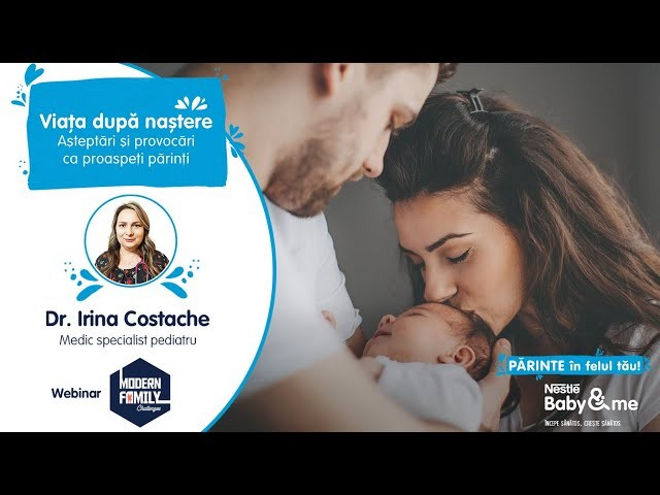 Viața după naștere: așteptări și provocări ca proaspeți părinți - doamna Dr. pediatru Irina Costache