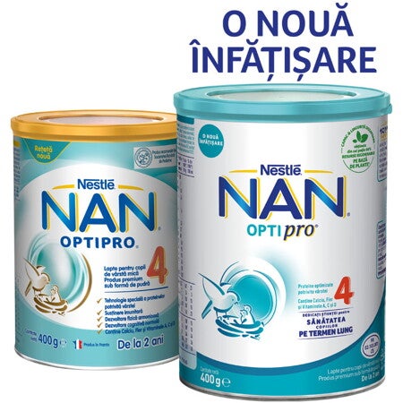 nan optipro 4 400g de la 2 ani