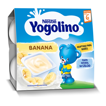gustare cu lapte nestle yogolino banane gustare cu lapte nestle yogolino banane