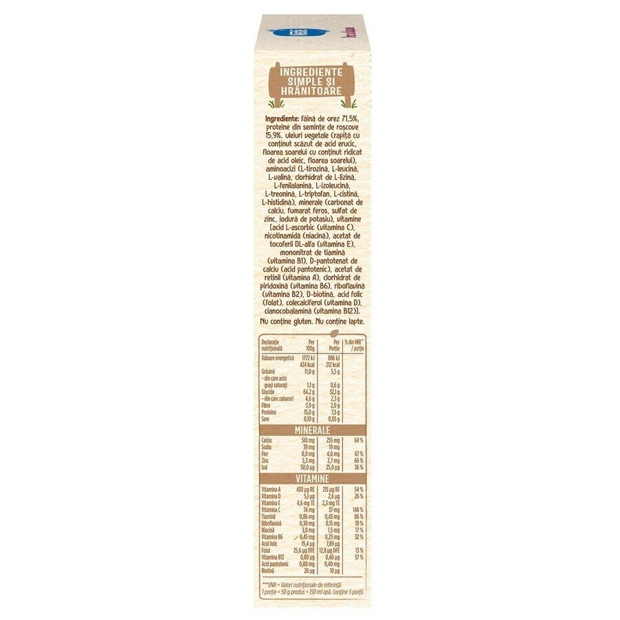 Nestlé Cereale Orez cu Roscove, cereale pentru bebelusi, primele mele cereale