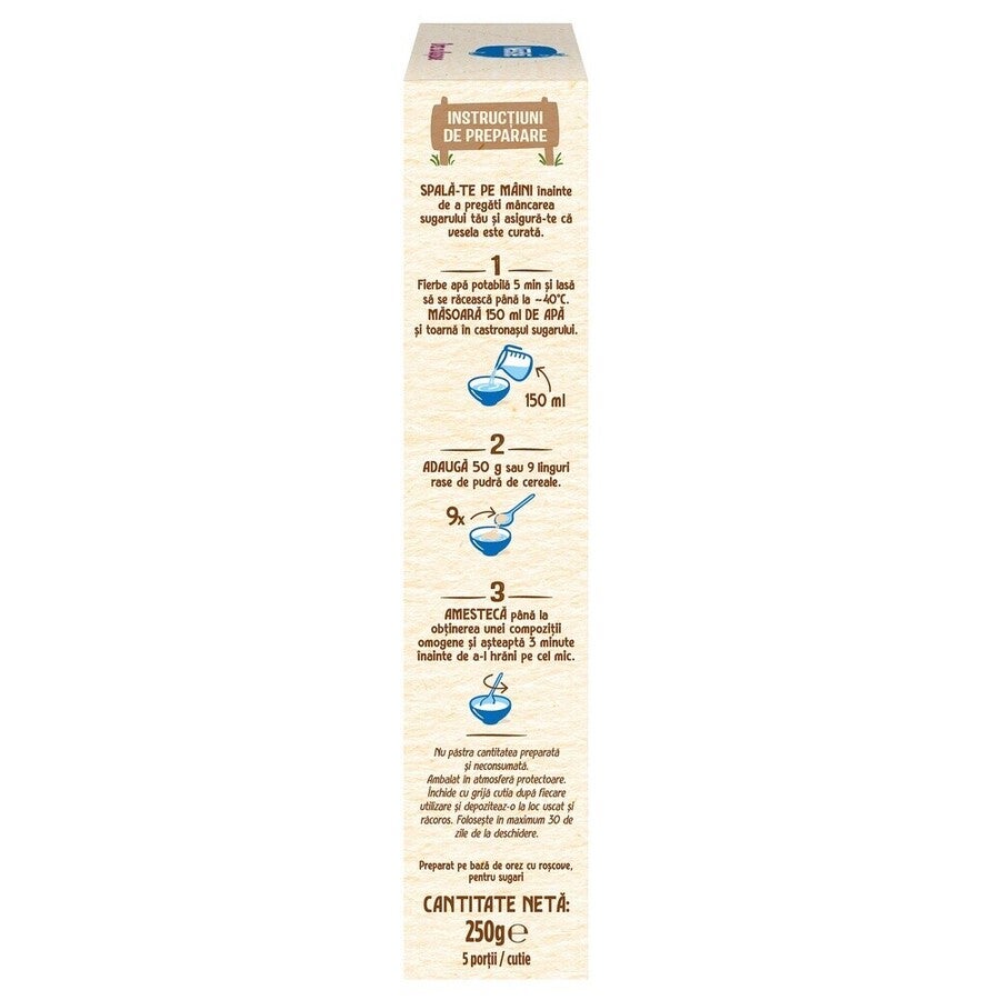 Nestlé Cereale Orez cu Roscove, cereale pentru bebelusi, primele mele cereale